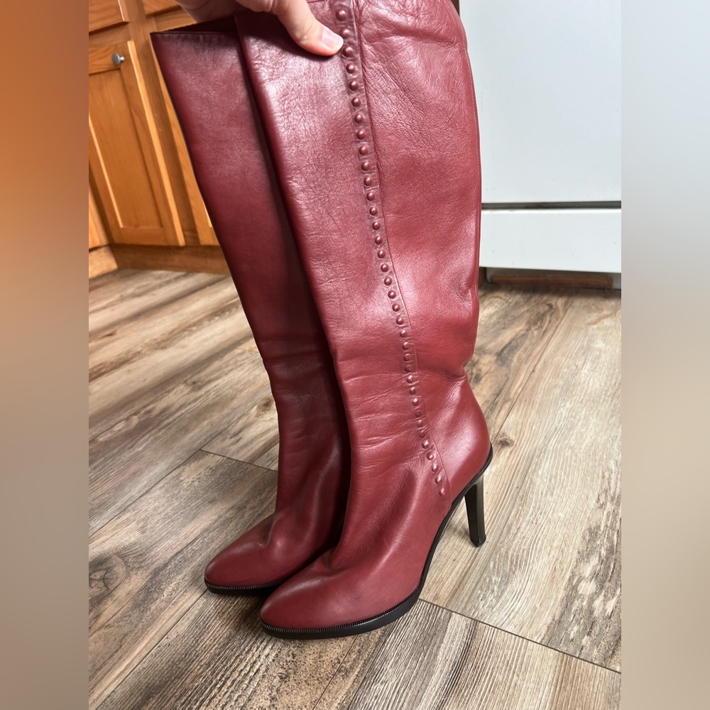 Red Bottega Veneta boots - Picture 3 of 4